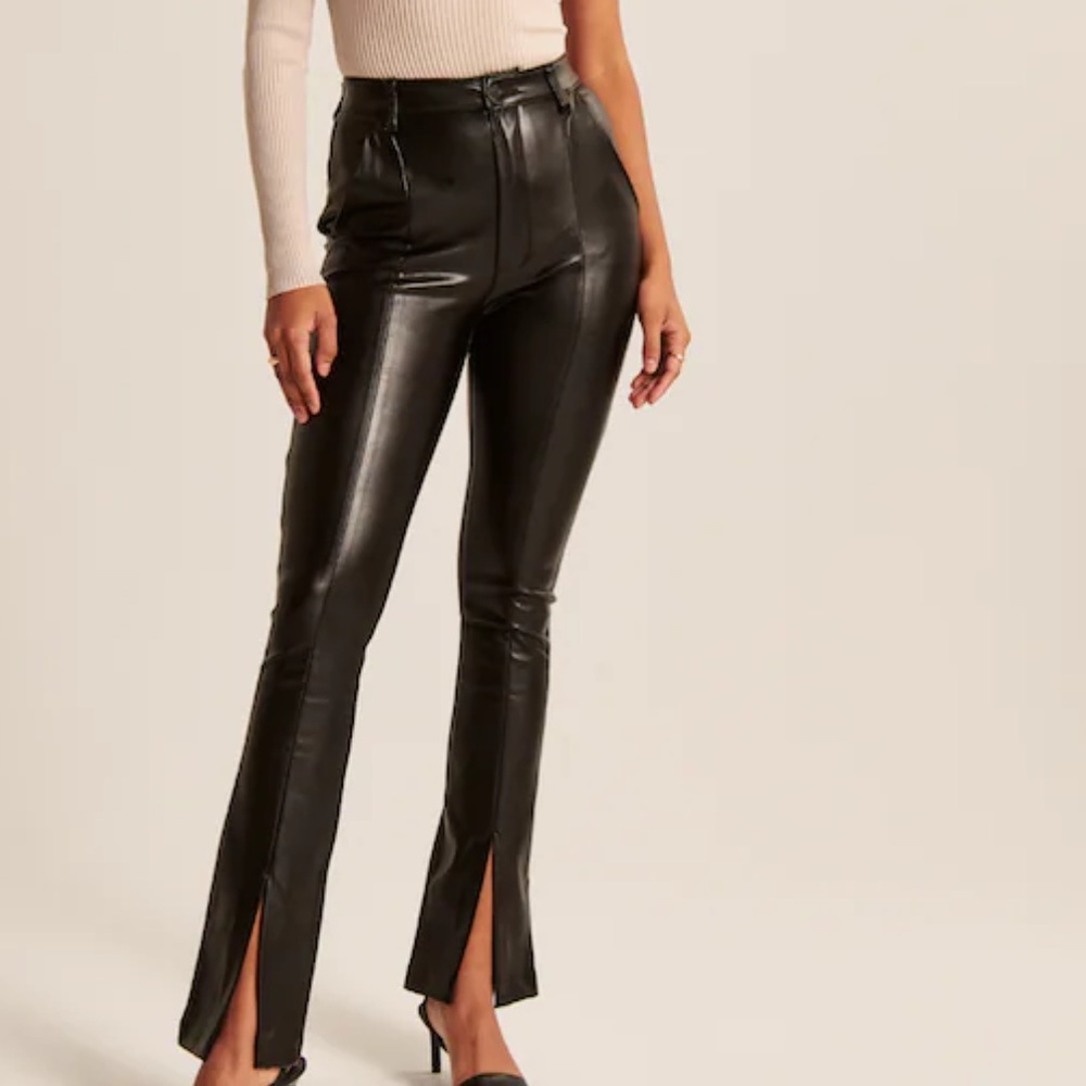 Abercrombie and Fitch Faux Leather Pants